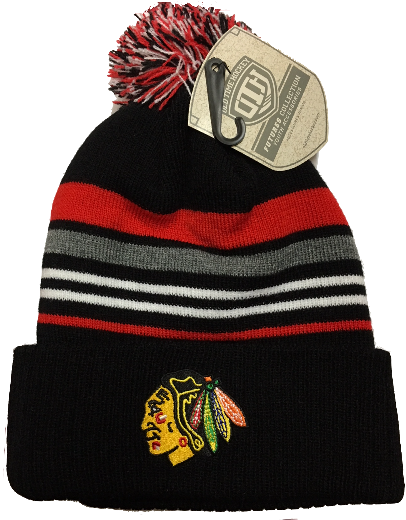Chicago Blackhawks Youth Cumber Cuffed Beanie Hat