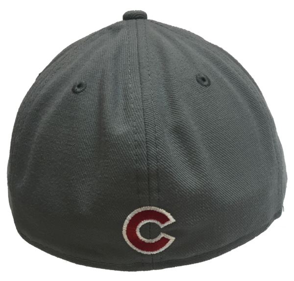 Chicago Cubs Storm Gray Walking Bear Logo 59FIFTY Low Crown Fitted Cap By New Era