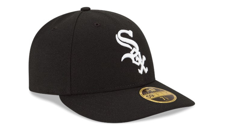 Men's Chicago White Sox New Era Black Authentic Collection On Field Low Profile Game 59FIFTY Fitted Hat