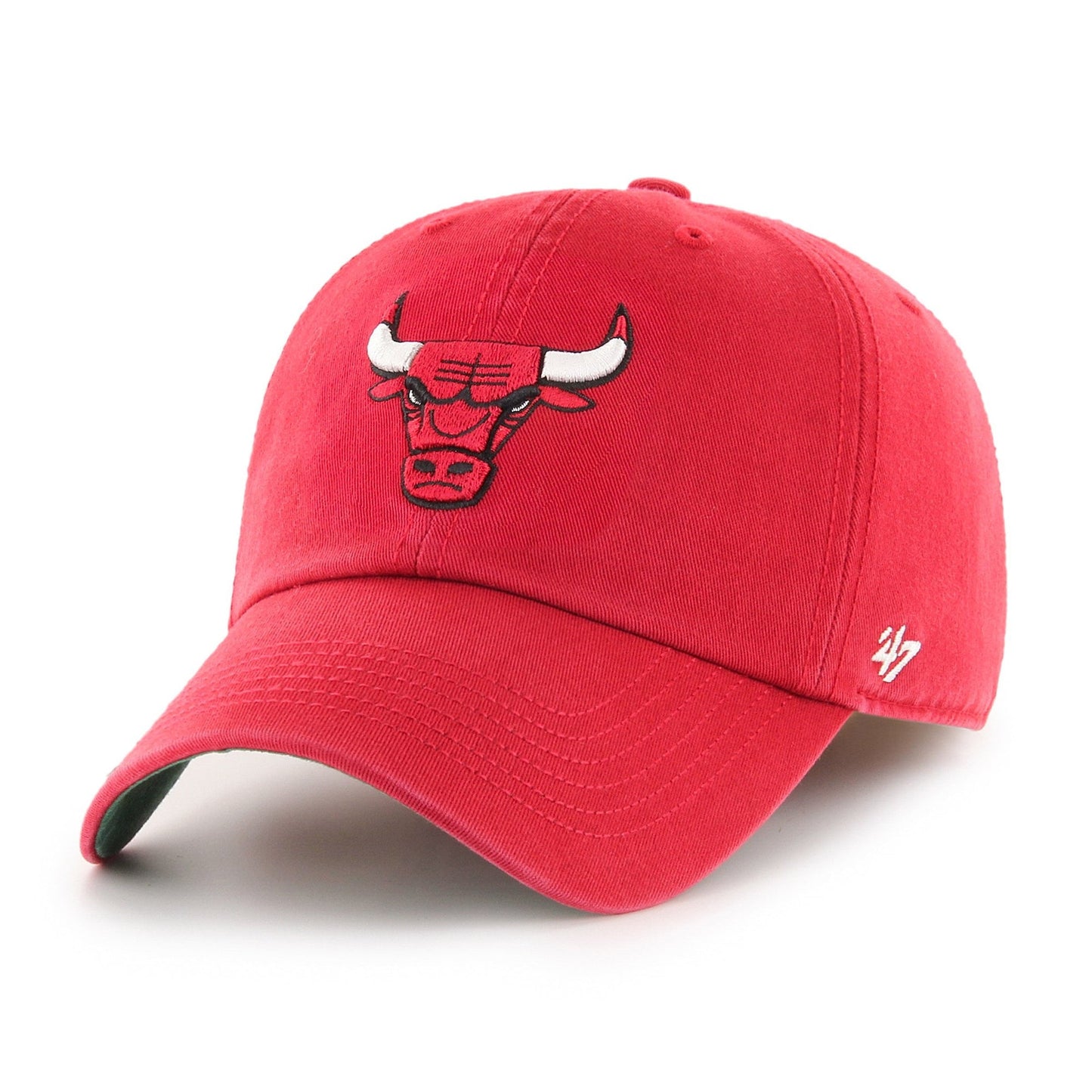 Chicago Bulls Clean Up '47 Brand Red Adjustable Hat