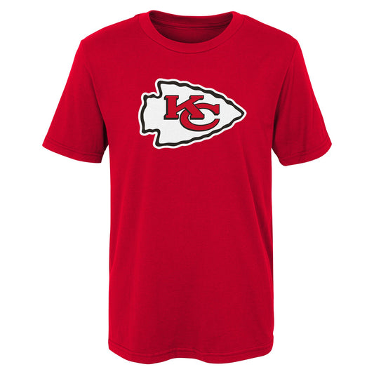 Youth Kansas City Chiefs NFL Red Primary Logo Tee