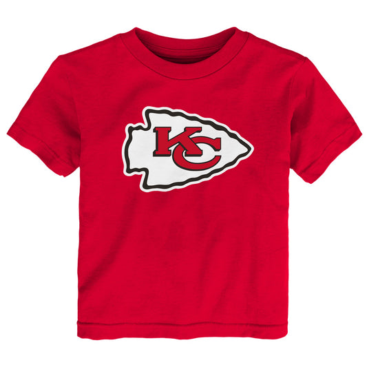 Toddler Kansas City Chiefs Red NFL Primary Logo Tee