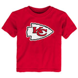 Toddler Kansas City Chiefs Red NFL Primary Logo Tee - Pro Jersey Sports