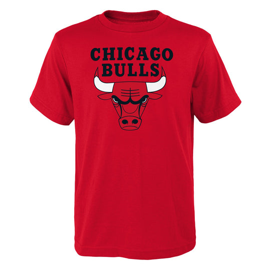Toddler Chicago Bulls Red Primary Logo Tee