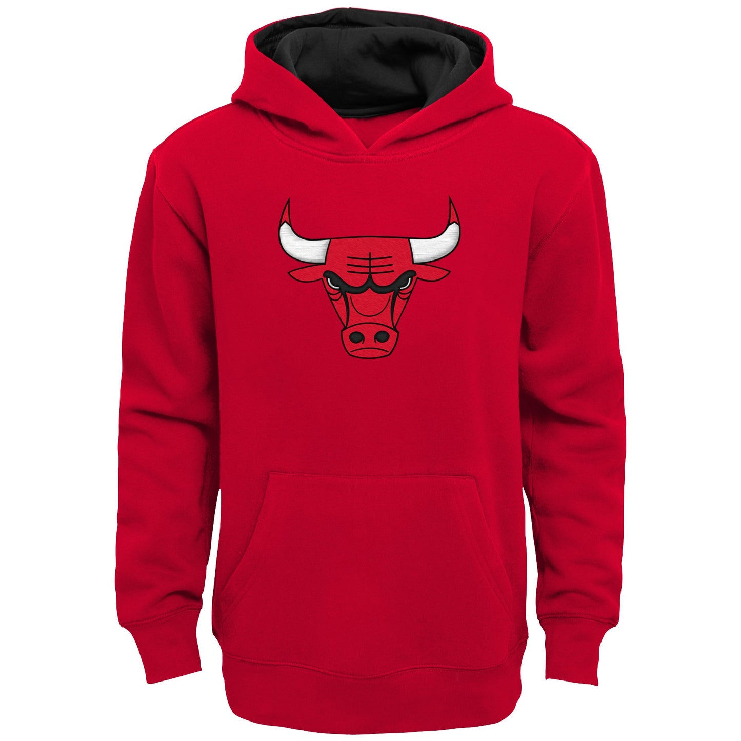 Kids Chicago Bulls Primary Logo NBA Red Pullover Child Hoodie