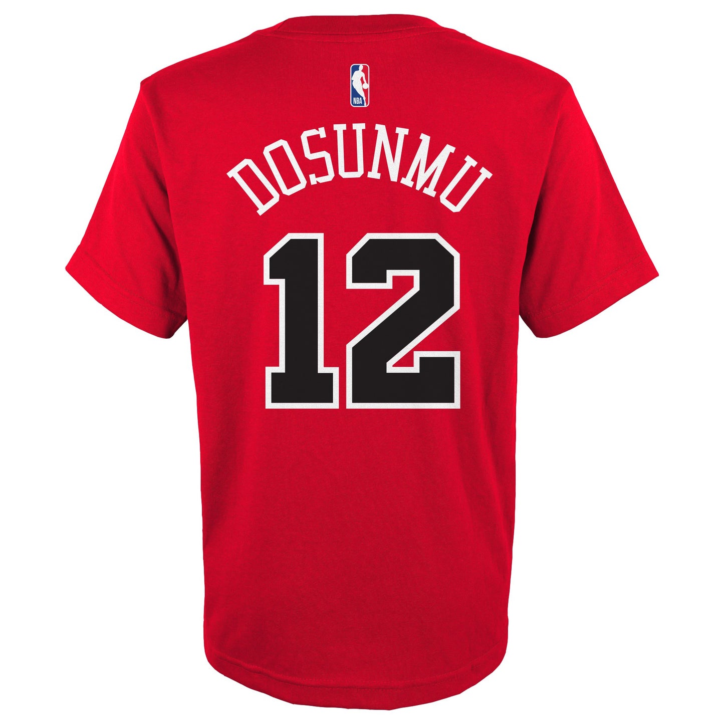 Youth Chicago Bulls Ayo Dosunmu Red NBA Player Name And Number T-Shirt