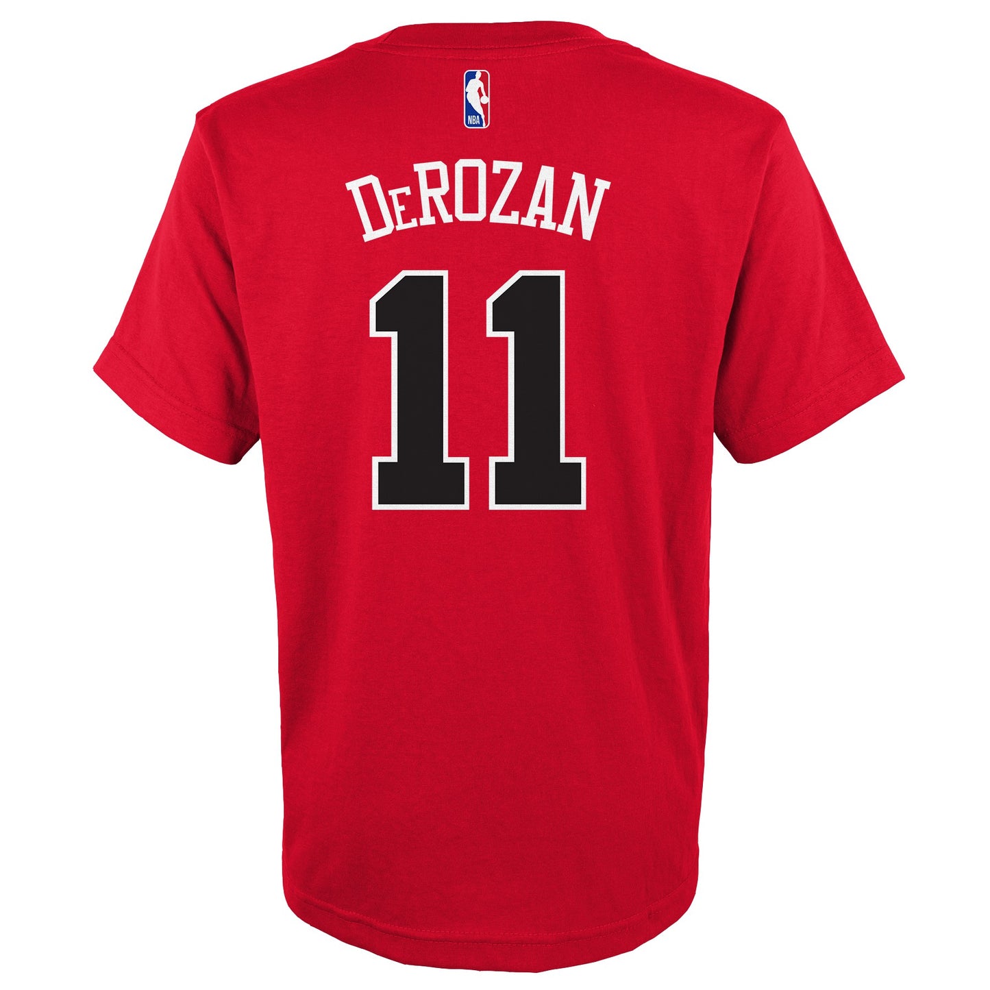 Youth Chicago Bulls Demar Derozan Red NBA Player Name And Number T-Shirt
