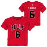 Child Alex Caruso Chicago Bulls Name And Number Tee - Pro Jersey Sports