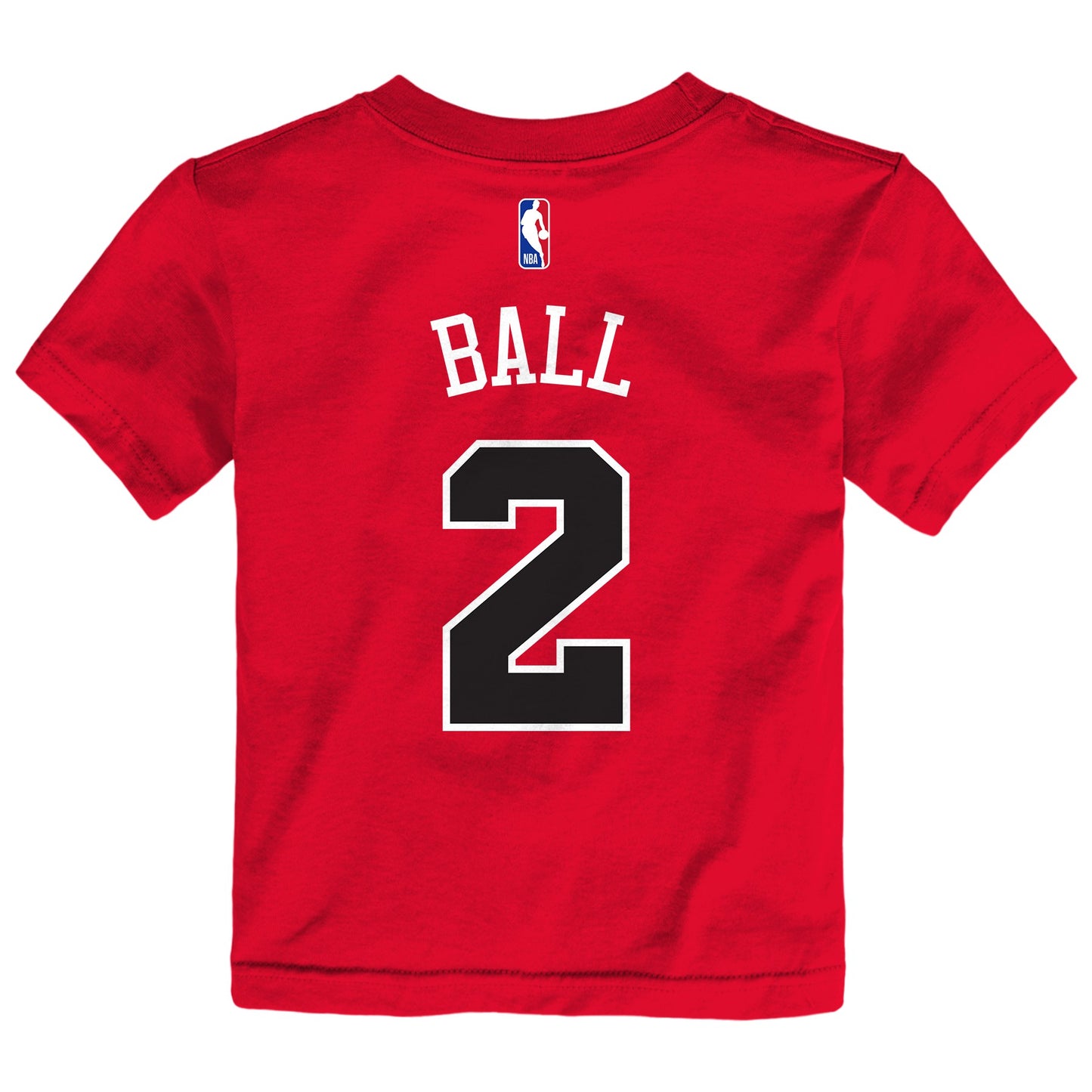 Child Lonzo Ball Chicago Bulls Name And Number Tee