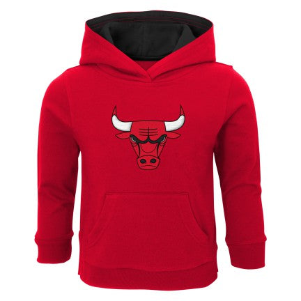 Toddler Chicago Bulls Primary Logo NBA Red Pullover Kids Hoodie