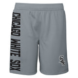 Youth Chicago White Sox Oh Yeah Black/Gray Active Shorts - Pro Jersey Sports