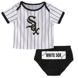 Infant MLB Chicago White Sox Relay Short Sleeve & Diaper Set - Pro Jersey Sports