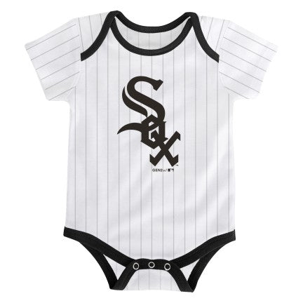 Chicago White Sox Newborn & Infant Newest Rookie 3-Piece Bodysuit Set