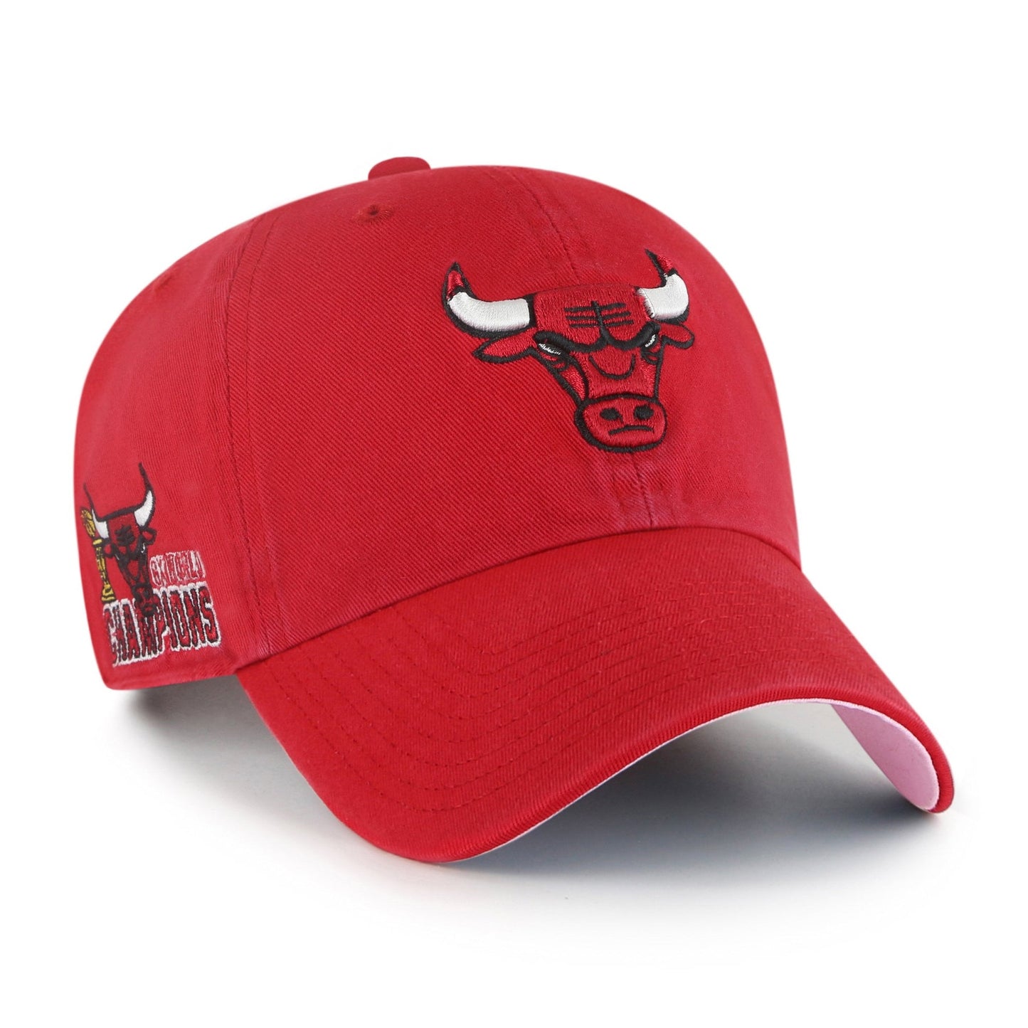 Chicago Bulls Clean Up '47 Brand Fall Finals 6X Champions Double Under Adjustable Hat