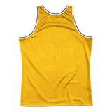 Men's Los Angeles Lakers Mitchell & Ness Gold Hardwood Classics Blown Out Fashion Jersey - Pro Jersey Sports