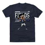 Men's 500 Level Justin Fields Chicago Bears NFLPA Cartoon Navy Tee - Pro Jersey Sports