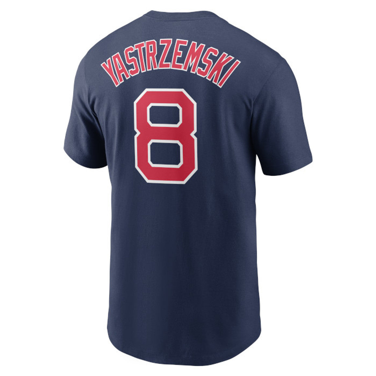 Men's Boston Red Sox Carl Yastrzemski Nike Navy Cooperstown Collection Name & Number T-Shirt