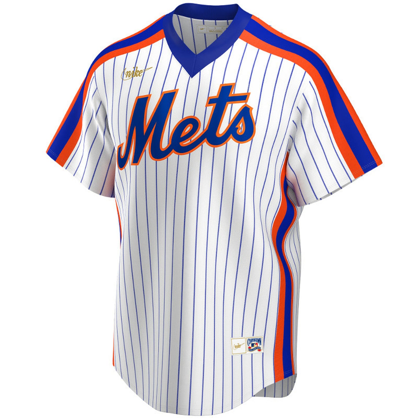 Men’s Nike Mike Piazza New York Mets Cooperstown Collection Royal Pinstripe Replica Jersey