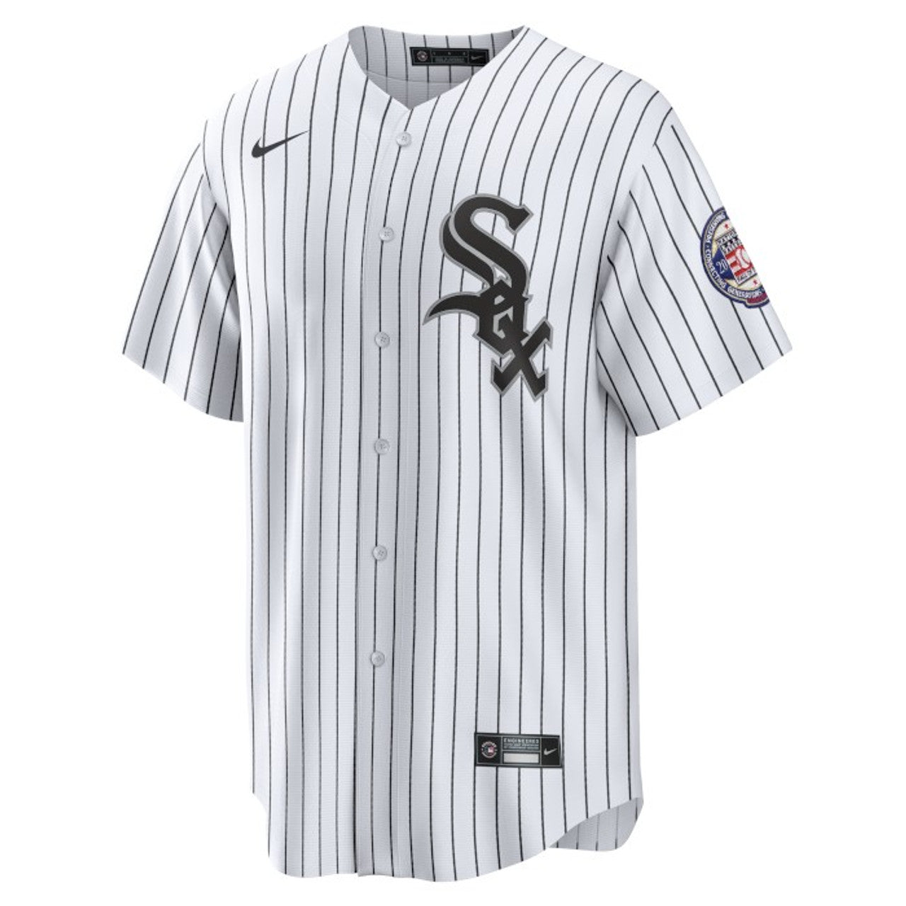 Men's Minnie Minoso Chicago White Sox Nike Hall of Fame Patch White Home Replica Jersey
