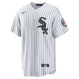 Men's Minnie Minoso Chicago White Sox Nike Hall of Fame Patch White Home Replica Jersey - Pro Jersey Sports