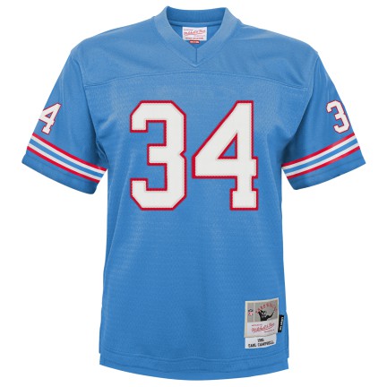Youth Earl Campbell Houston Oilers 1980 Mitchell & Ness Powder Blue Retired Player Vintage Replica Jersey