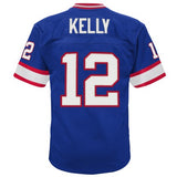 Youth Buffalo Bills Jim Kelly 1990 Mitchell & Ness Blue Retired Player Vintage Replica Jersey - Pro Jersey Sports