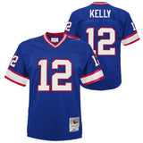 Youth Buffalo Bills Jim Kelly 1990 Mitchell & Ness Blue Retired Player Vintage Replica Jersey - Pro Jersey Sports