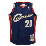 Youth Cleveland Cavaliers LeBron James Mitchell & Ness Navy 2008-09 Hardwood Classics Swingman Jersey - Pro Jersey Sports