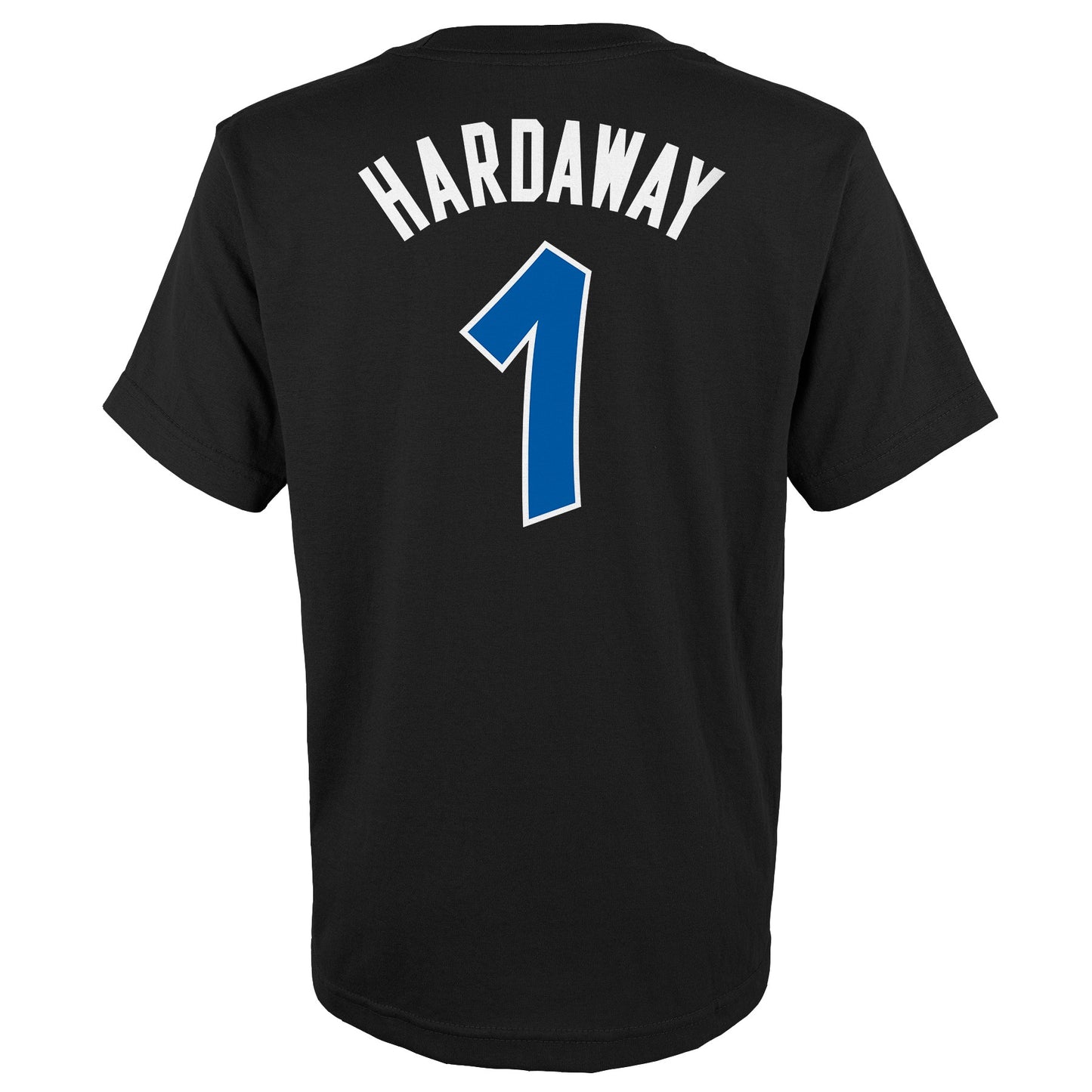 Youth Anfernee "Penny" Hardaway Orlando Magic Mitchell and Ness Black Hardwood Classics NBA Player Name And Number T-Shirt