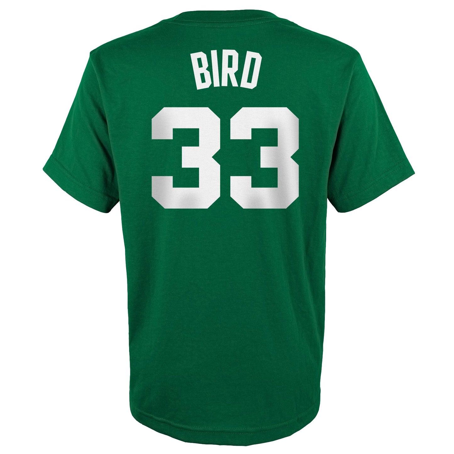 Youth Larry Bird Boston Celtics Mitchell and Ness Green Hardwood Classics NBA Player Name And Number T-Shirt