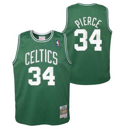 Youth Boston Celtics Paul Pierce Mitchell & Ness Kelly Green 2007-08 Hardwood Classics Swingman Jersey - Pro Jersey Sports