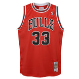 Youth Chicago Bulls Scottie Pippen Mitchell & Ness Red Hardwood Classics Swingman Jersey - Pro Jersey Sports