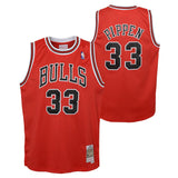 Youth Chicago Bulls Scottie Pippen Mitchell & Ness Red Hardwood Classics Swingman Jersey - Pro Jersey Sports