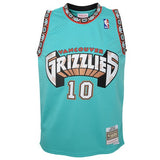 Youth Vancouver Grizzlies Mike Bibby Mitchell & Ness Teal 1998-99 Hardwood Classics Swingman Jersey - Pro Jersey Sports