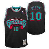 Youth Vancouver Grizzlies Mike Bibby Mitchell & Ness 1998-99 Hardwood Classics Reload 2.0 Swingman Jersey-Black - Pro Jersey Sports