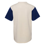 Youth Chicago White Sox Mitchell and Ness Cream/Navy Colorblock T-Shirt - Pro Jersey Sports