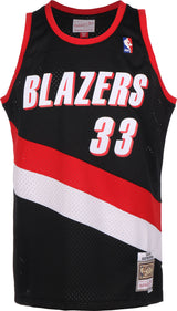 Men's Scottie Pippen 1999-00 Portland Trail Blazers Mitchell & Ness Black/Red/White Hardwood Classics Swingman Jersey - Pro Jersey Sports