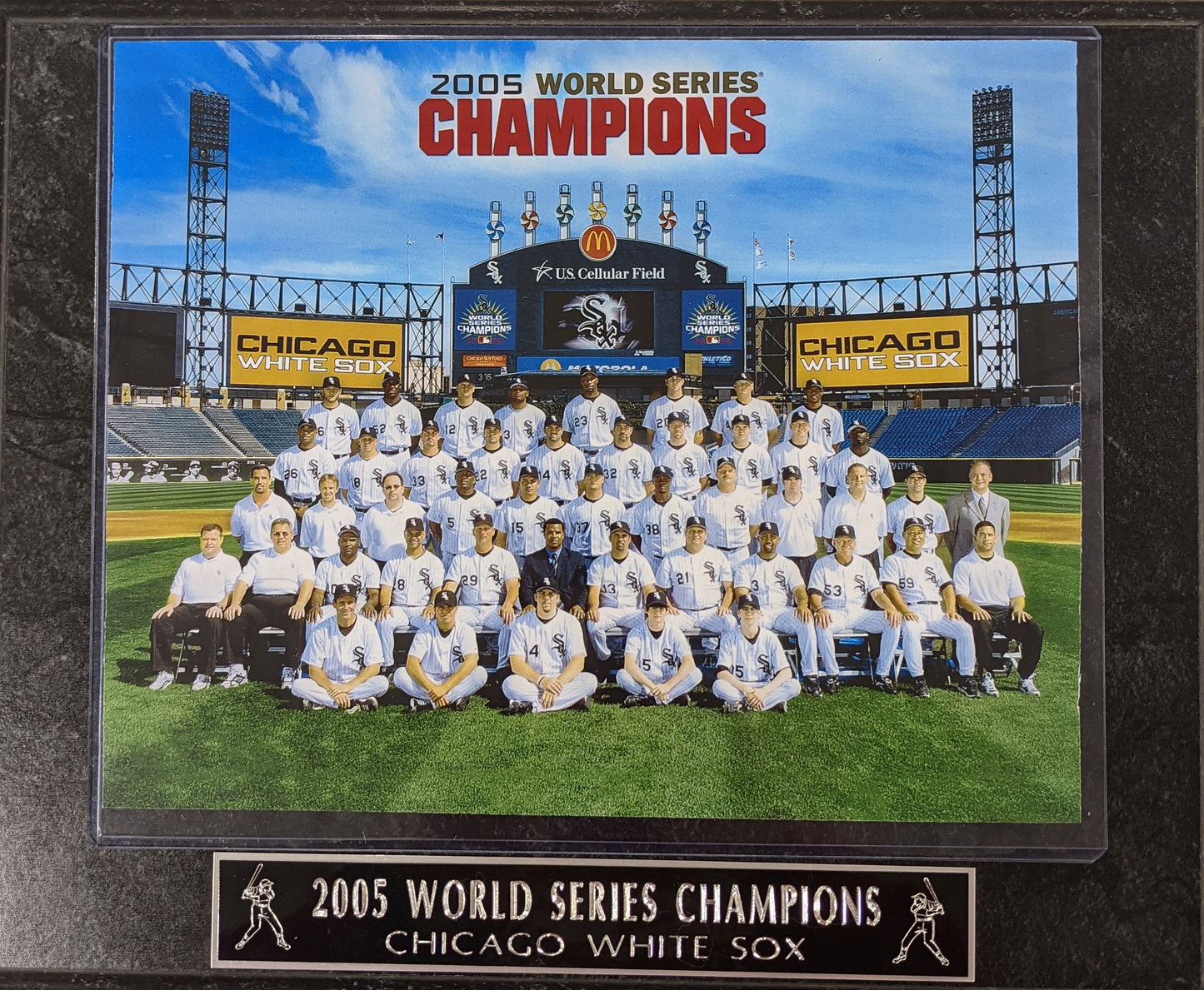 2005 World Series Champions Chicago White Sox Team Photo Plaque
