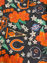 Men's Bears Floral Button Down Hawaiian Shirt - Pro Jersey Sports