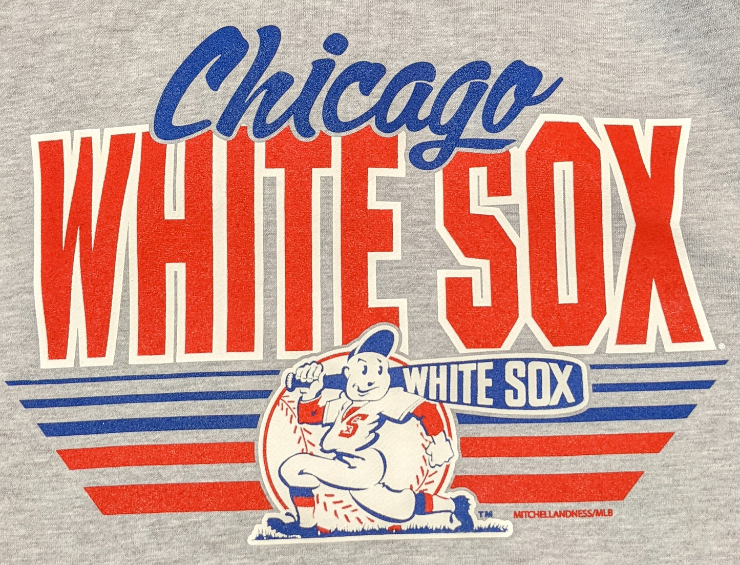 Men's Chicago White Sox Mitchell & Ness Heather Gray 1948 Cooperstown Collection Hoodie
