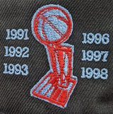 Men's Chicago Bulls Black/Sky Blue UNC to Chicago 59FIFTY Fitted Hat - Pro Jersey Sports