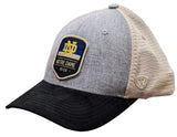 Notre Dame Fighting Irish Steel Heather Trucker Adjustable Top of the World Hat - Pro Jersey Sports