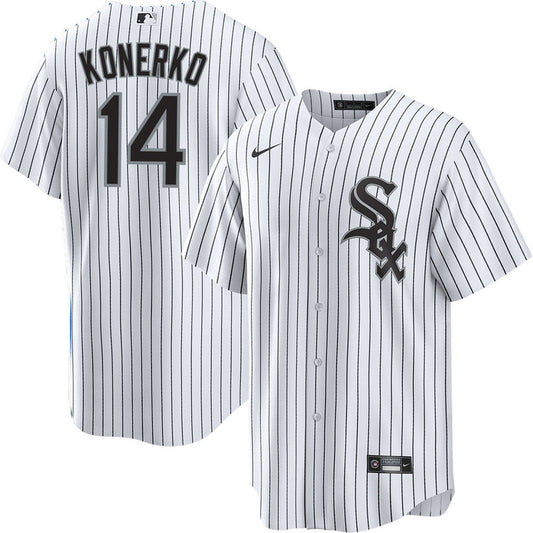 Paul Konerko Chicago White Sox NIKE Replica Men's Home Premium Stitch Jersey