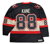 Men's Chicago Blackhawks Patrick Kane adidas 1934 Black Alternate Authentic Player Jersey - Pro Jersey Sports