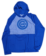 Men's Chicago Cubs Fanatics Transit Tonal Performance Royal Long Sleeve Lightweight Hoodie - Pro Jersey Sports