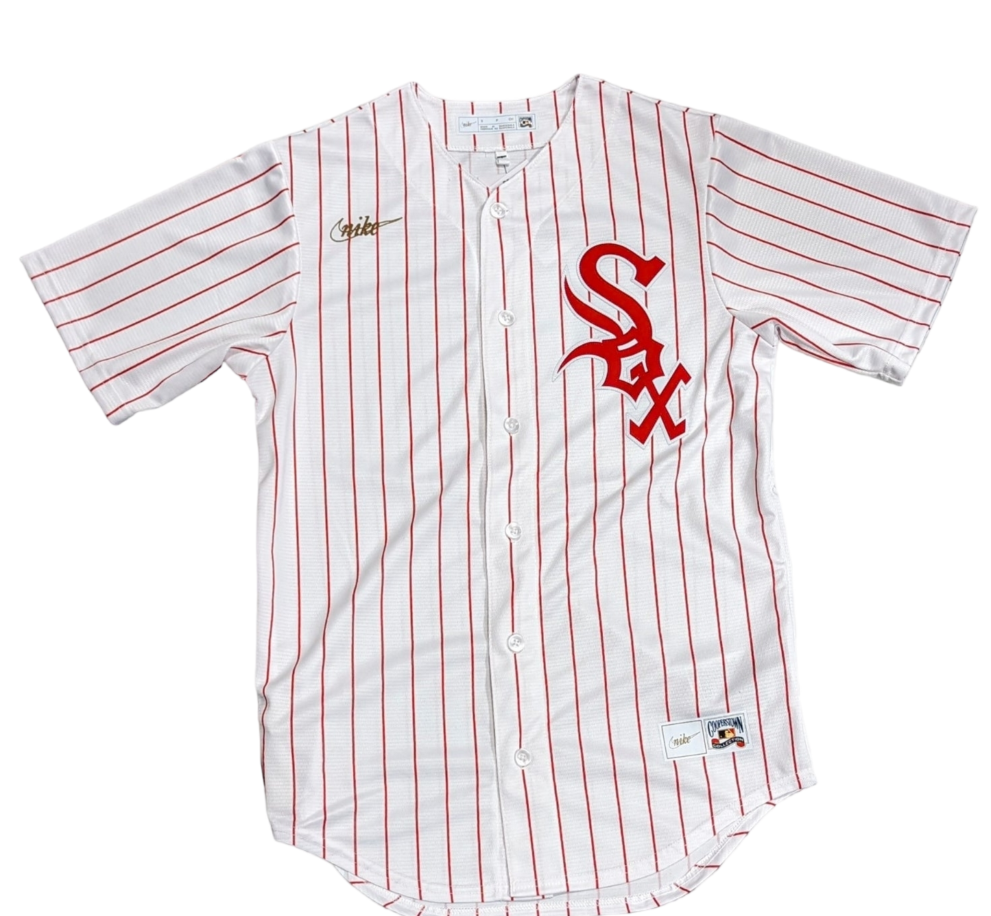 Men's Bill Melton Chicago White Sox Cooperstown Home White/Red 1972 Premium Stitch Replica Jersey