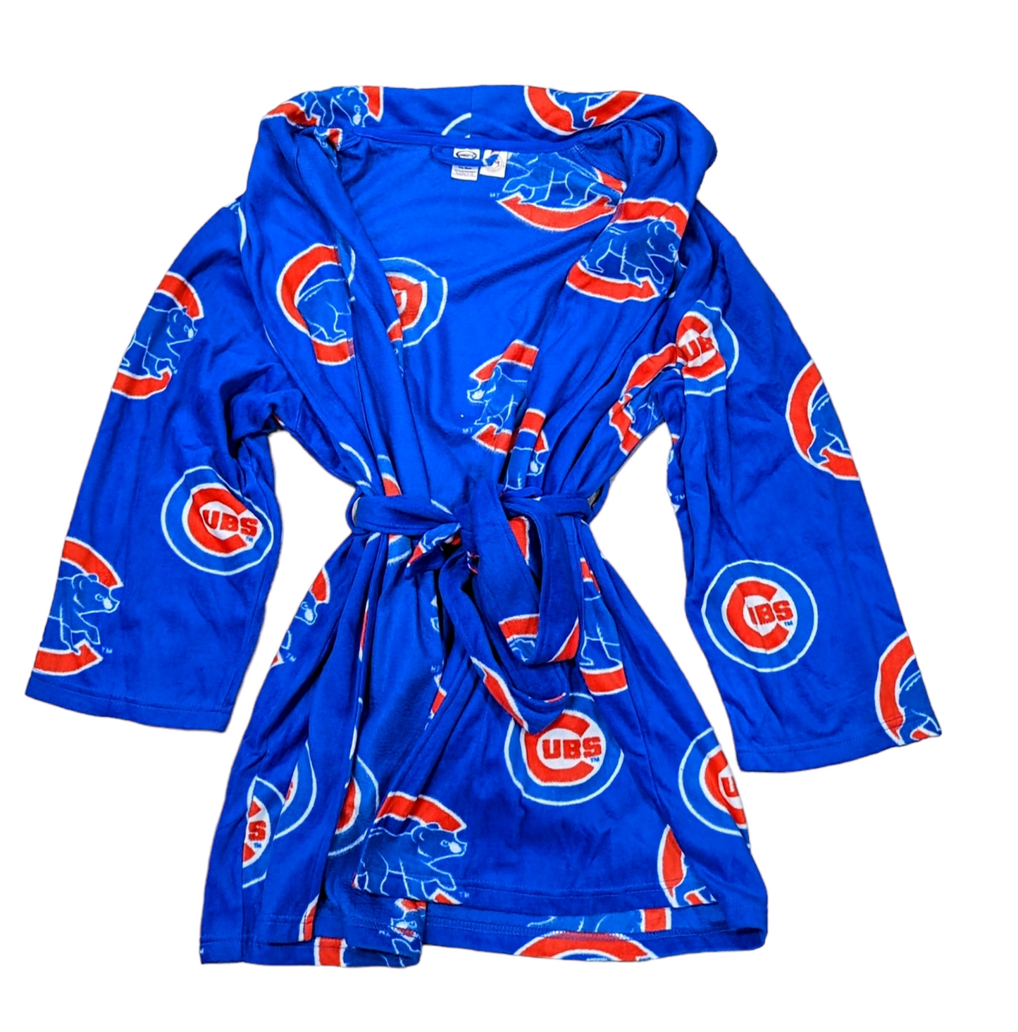 Women's Chicago Cubs Royal Blue Stadium Microfleece Robe