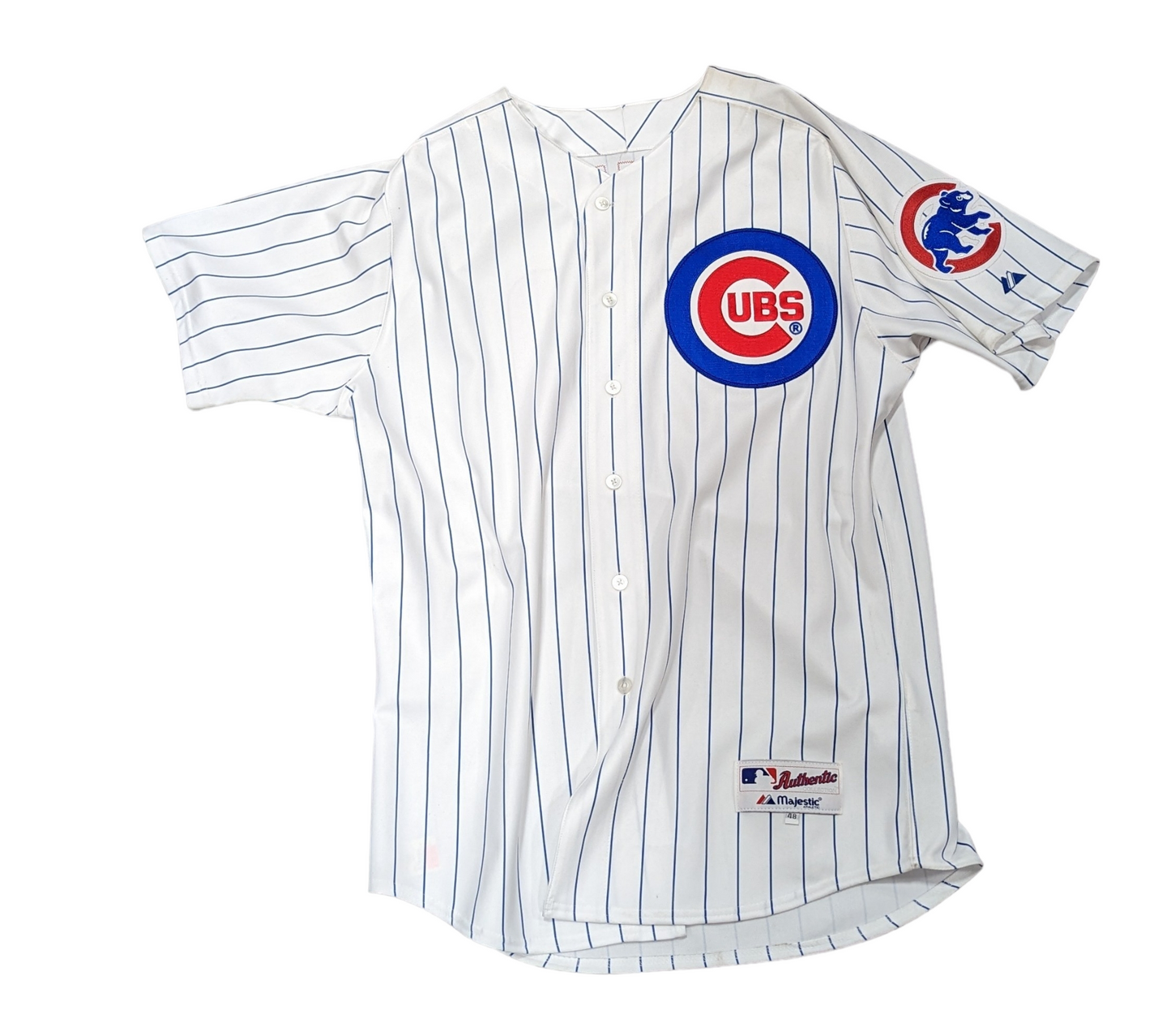 Mens Majestic Chicago Cubs Carlos Marmol Home White Authentic Jersey