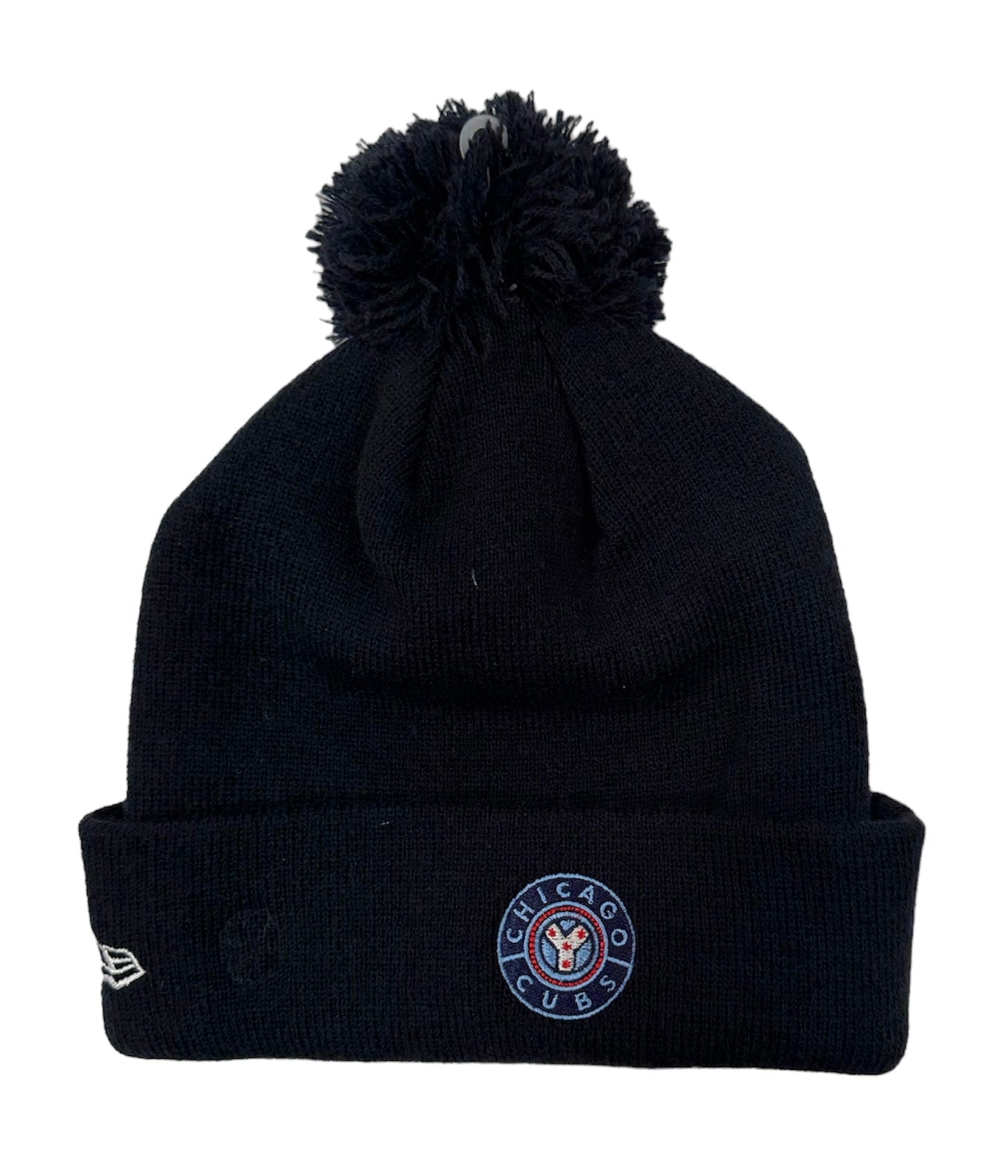 Chicago Cubs City Connect Navy Cuffed Pom Knit Hat By New Era