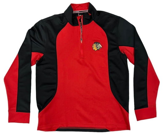 Men's Chicago Blackhawks Freeport 1/4 Zip Jacket